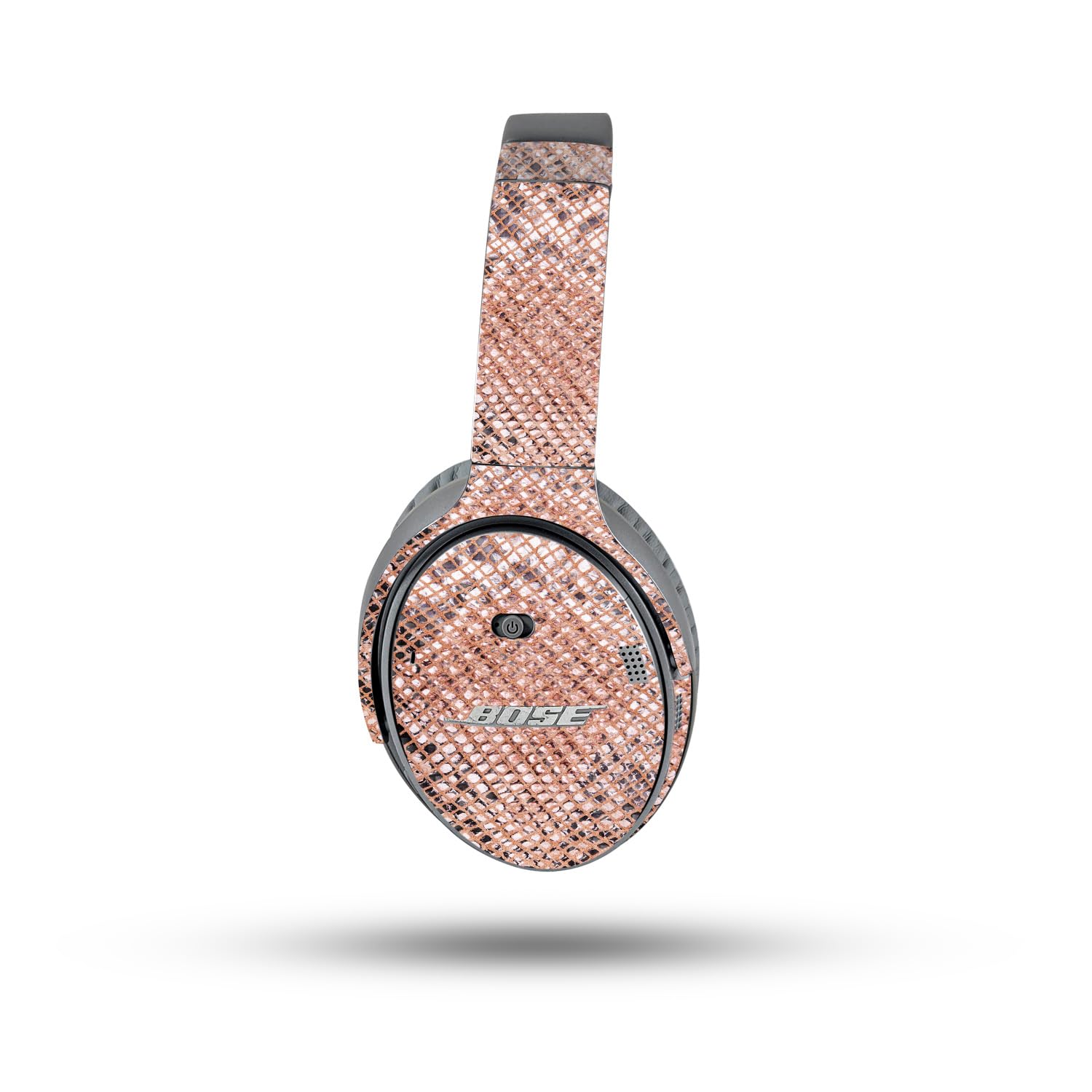 MightySkins Carbon Fiber Skin Compatible with Bose QuietComfort 35 II Headphones - Rattler Back | Protective, Durable Textured Carbon Fiber Finish | Easy to Apply