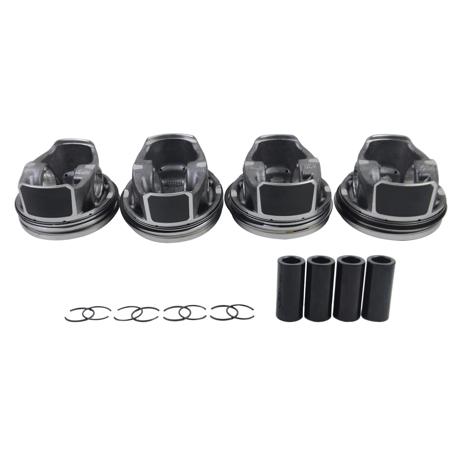 4x Juego de Pistones Ø23mm Compatible con C-C G0lf Pa-ss at A3 A4 A5 TT 1.8T CDHA CDAB 06J107065AG 06H107065CP