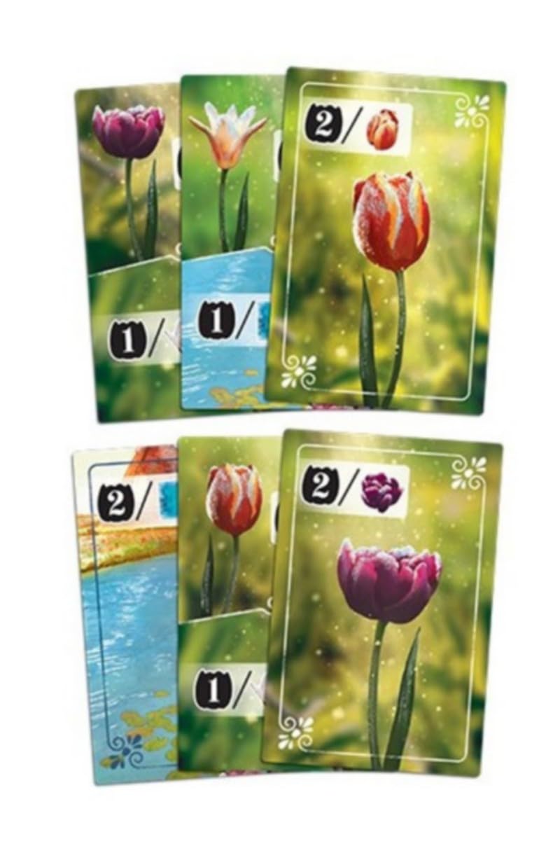 Zestaw Frosted Blooms wersja francuska gra planszowa z otwieraczem do butelek Blumie - dla 2 do 4 graczy - od 8 lat - gra strategiczna i umieszczanie płytek