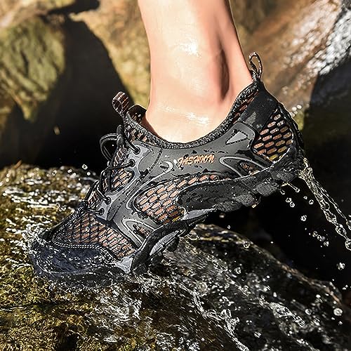 BaronHong Water Shoes Men Women Quick Dry Barefoot Aqua Swim River Shoes for Pool Beach Hiking Walking Shoes3