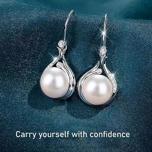 Conjunto de Joias de Pérola Artificial Elegante, Colar Artesanal, Brincos para Mulheres, Roupa Casua