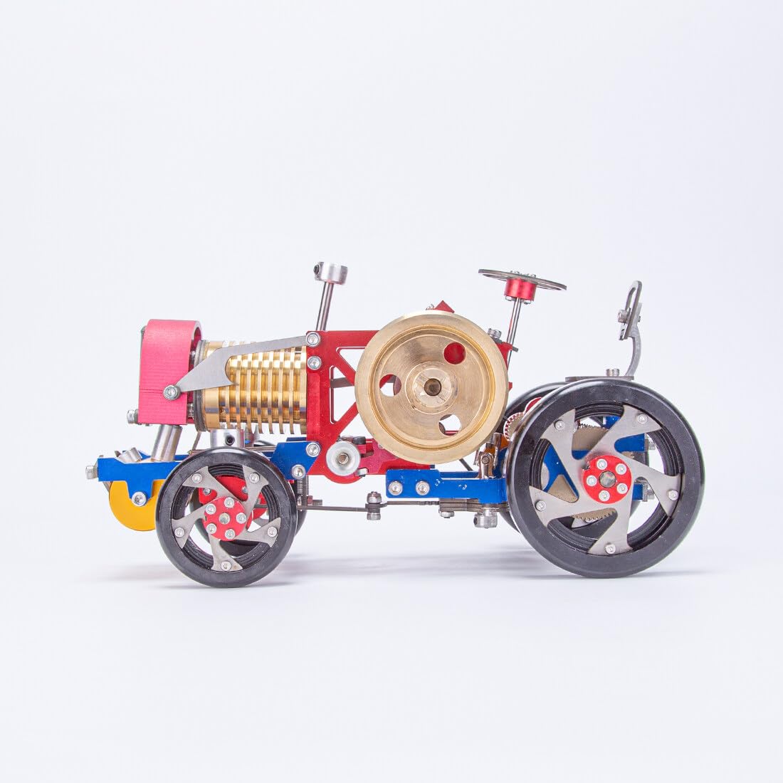 Amazon.co.jp: 動作するフルメタルエンジンモデルキット、フレーム