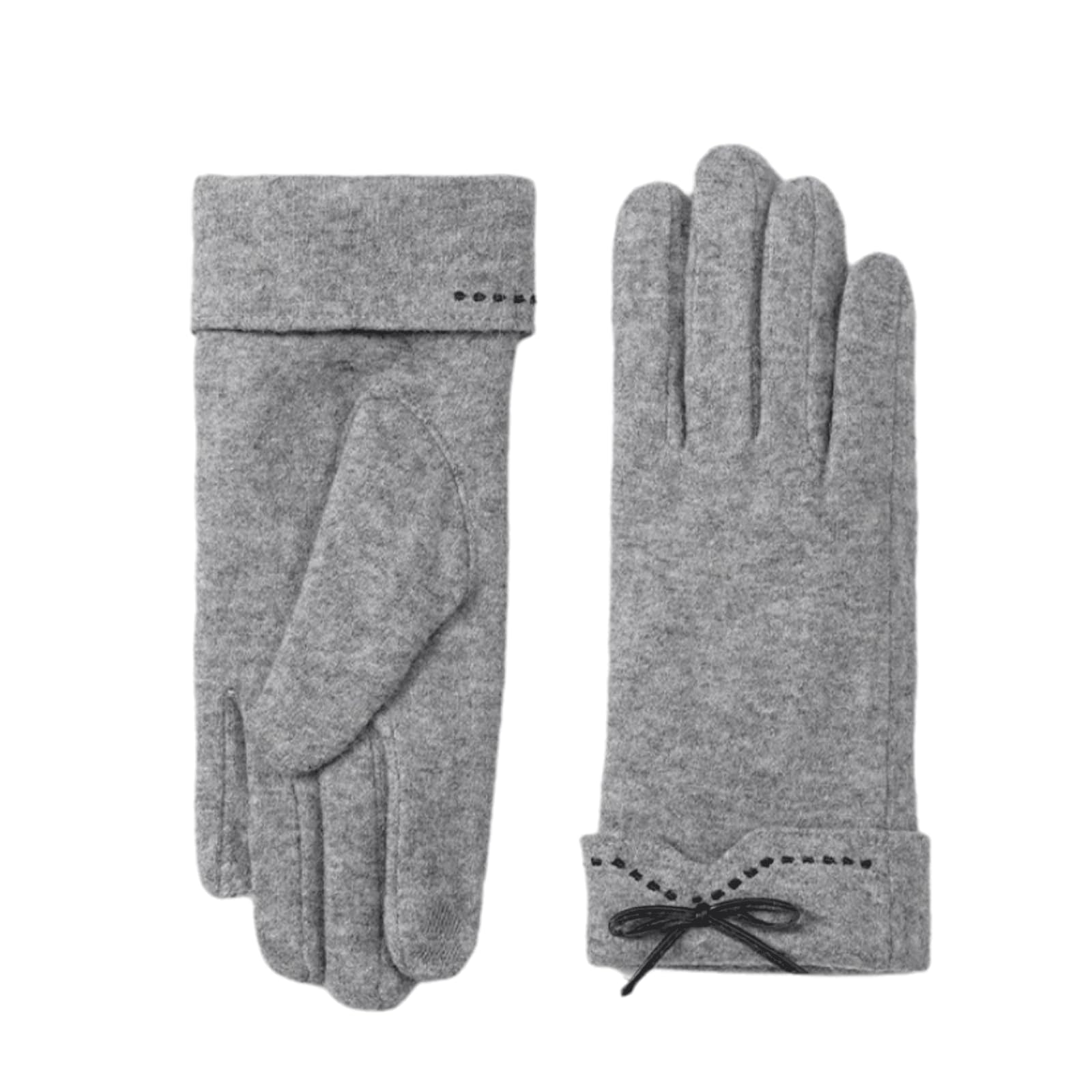 Cálido Manoplas de Lana con Dedos para Pantalla táctil, Guantes cálidos con Forro Polar, Guantes Gruesos y Suaves, Guantes de Punto de Talla única, Decorativos cómodo