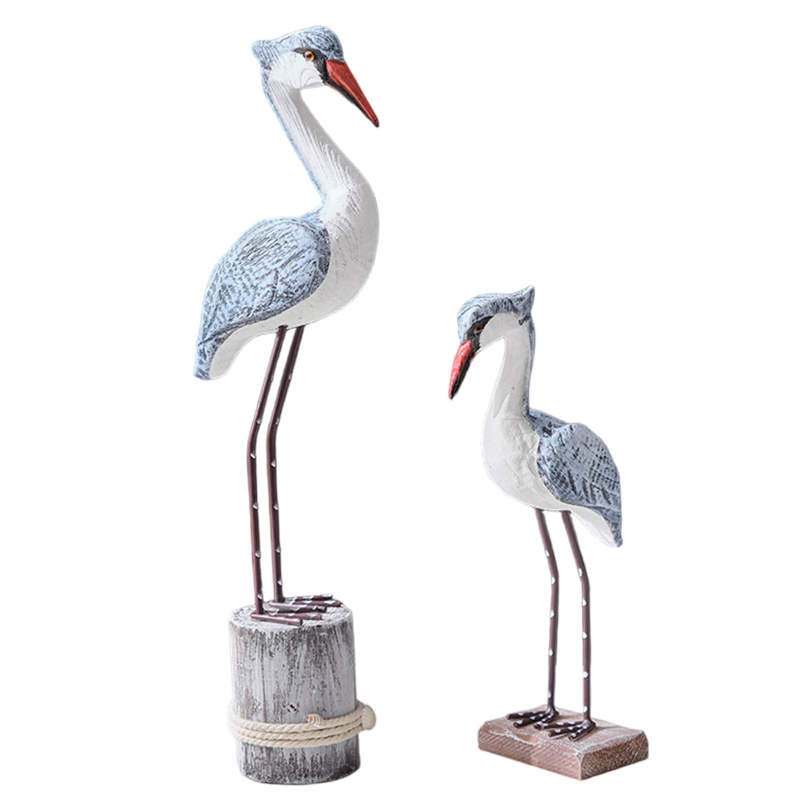Sculpture mer plage et mouette en bois pour décorations nautiques