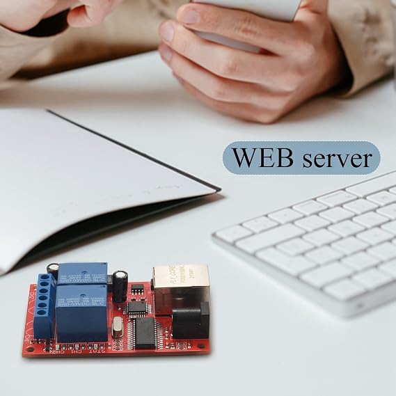 LAN Ethernet 2-Way Relay Board Delay Switch UDP Controller Module Web Server