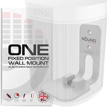 Sound Bass ONE, GEN 2, ONE SL & Play1 Wall Mount Bracket, White, Single