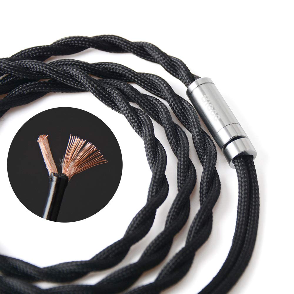 Amazon | NICEHCK BLOCC イヤホンケーブル 銀メッキ単結晶銅 UPOCC 5N