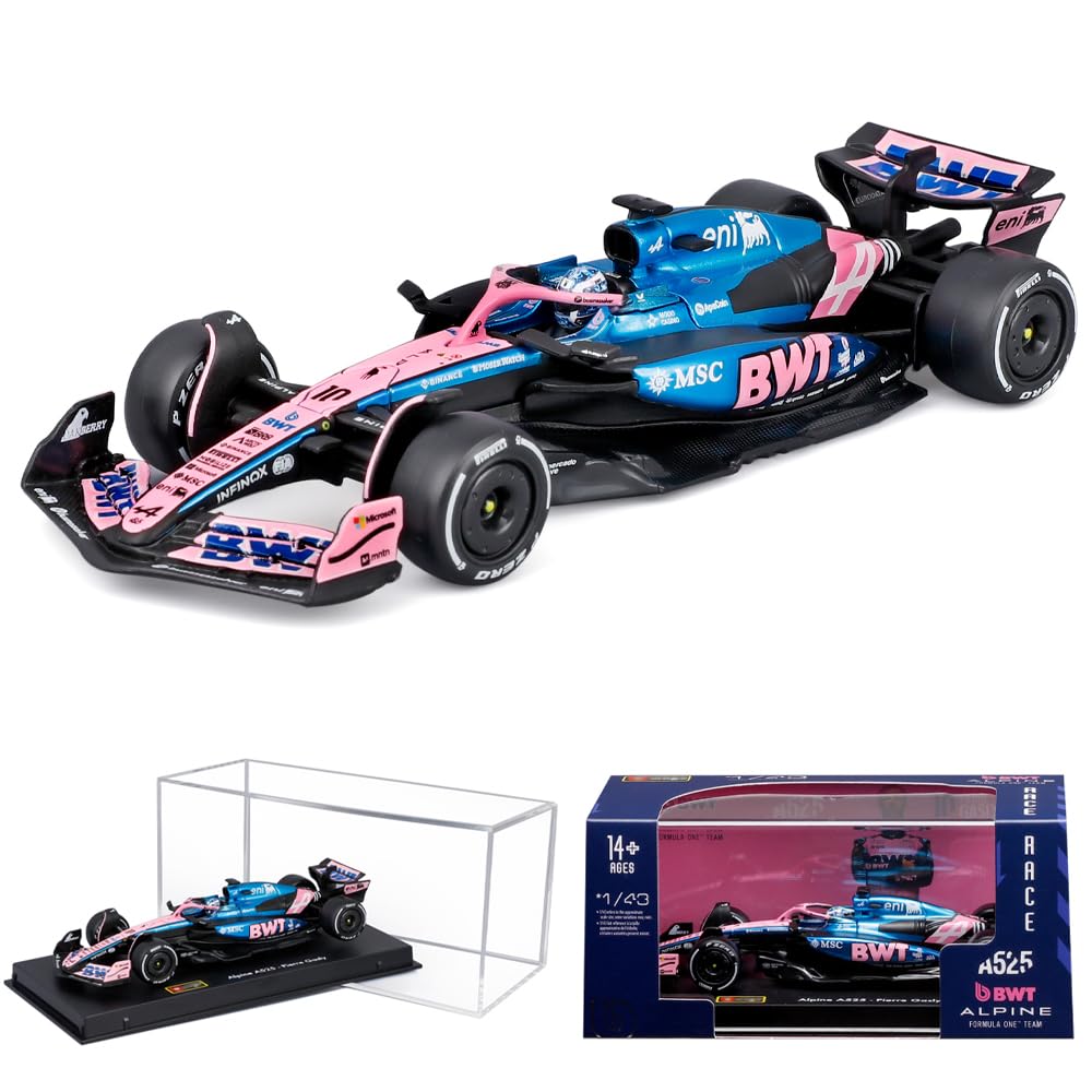 Alpine A525 BWT ミニカー 日本GP ピエールガスリー Amazon.com: BWT Alpine F1 Team A524 GP Collection Signature
