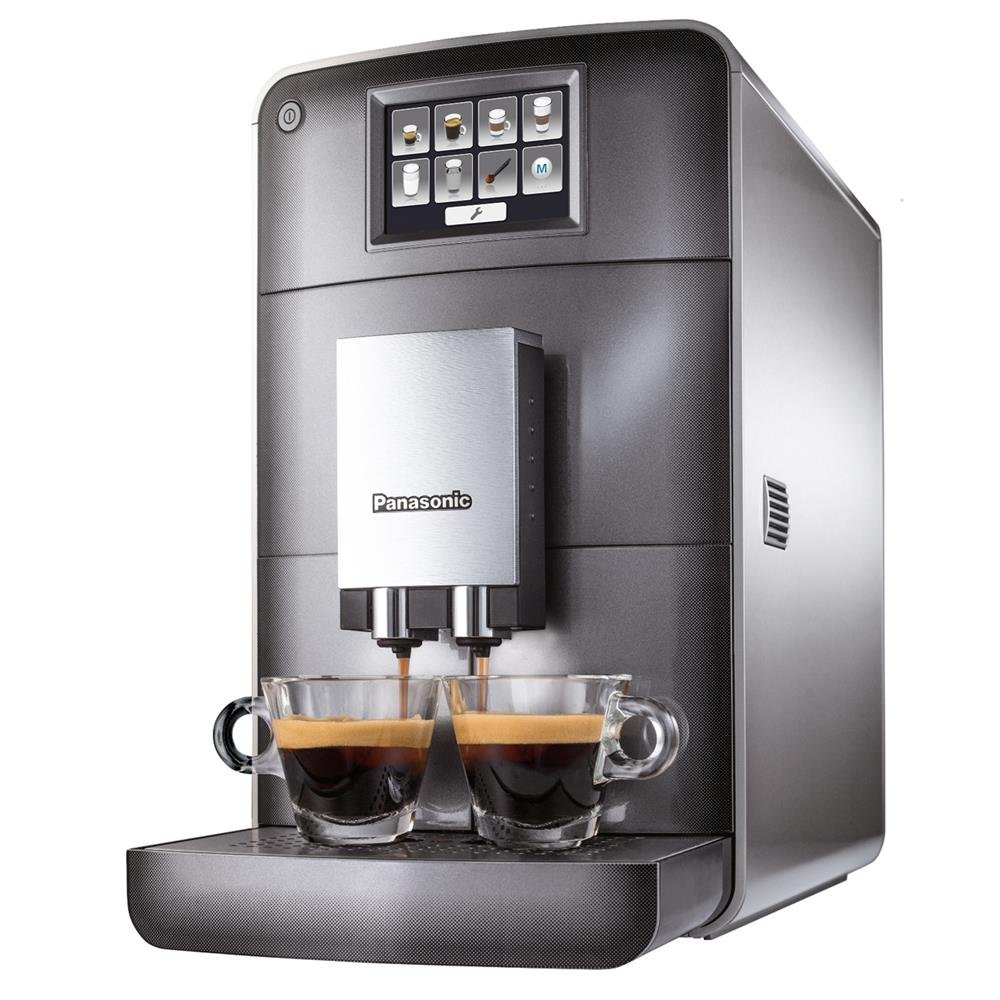 Panasonic NC-ZA1 Independiente Totalmente automática Máquina espresso 1.4L Gris, Acero inoxidable - Cafetera (Independiente, Máquina espresso, 1,4 L, Molinillo integrado, 1550 W, Gris, Acero inoxidable)