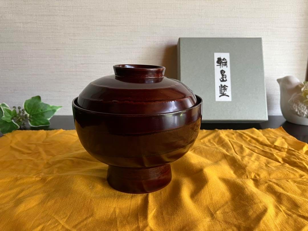 輪島塗 蓋付椀 お椀 1客 高台椀 高足椀