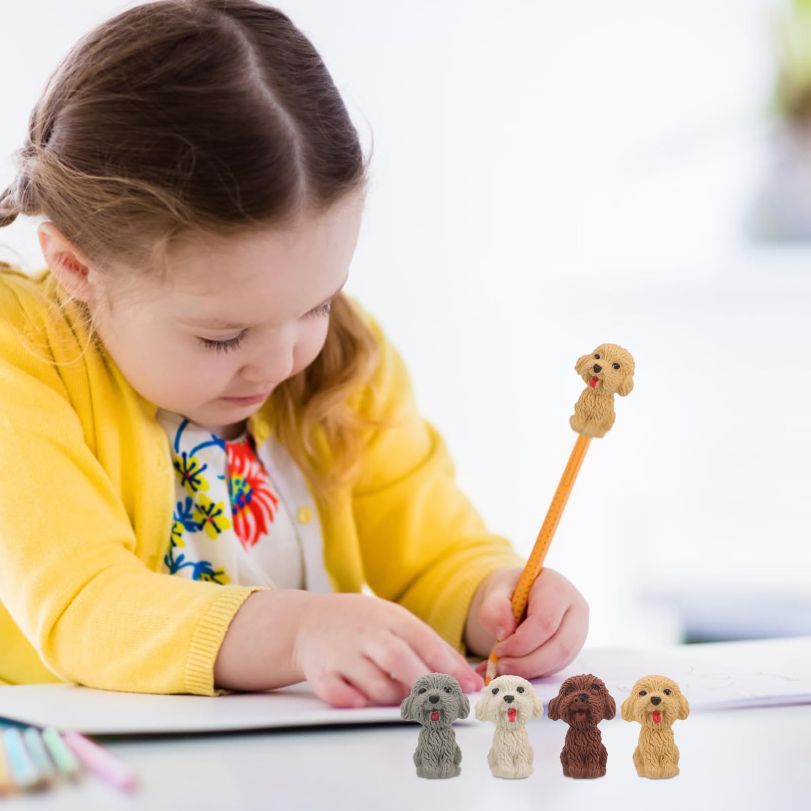 LALAFINA 36pezzi Gomme per Matite in Gomma Forma di Animale Piccole Gomme per Ragazzo Ragazza per Cuccioli Adatte come Premi per Attività Scolastiche e Regali