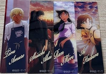 コナン　トムス　　黄昏時　ポストカード　クリアしおり　灰原哀　3点セット アニメ「名探偵コナン」より「黄昏時」テーマの描き下ろし