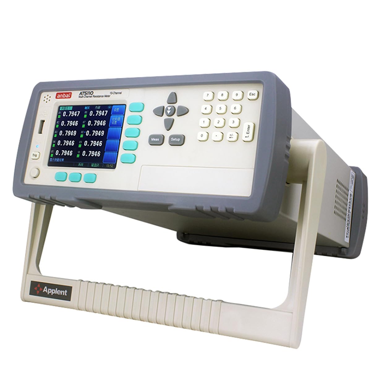 Resistance Meter Multi-Channel DC Resistance Tester 20 Channels for Equipment Factory, 1 ? ?~30k ?, Accuracy 0.05%