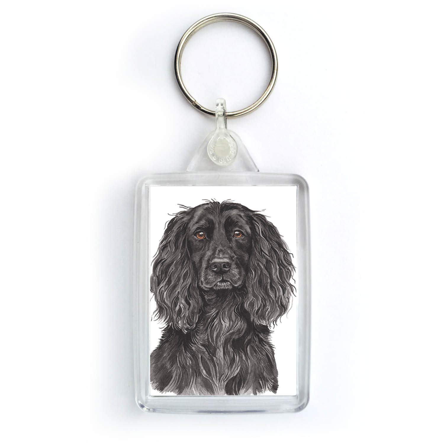 Waggydogz Multicoloured Working Cocker Spaniel Dog Keyring (Krg-215)