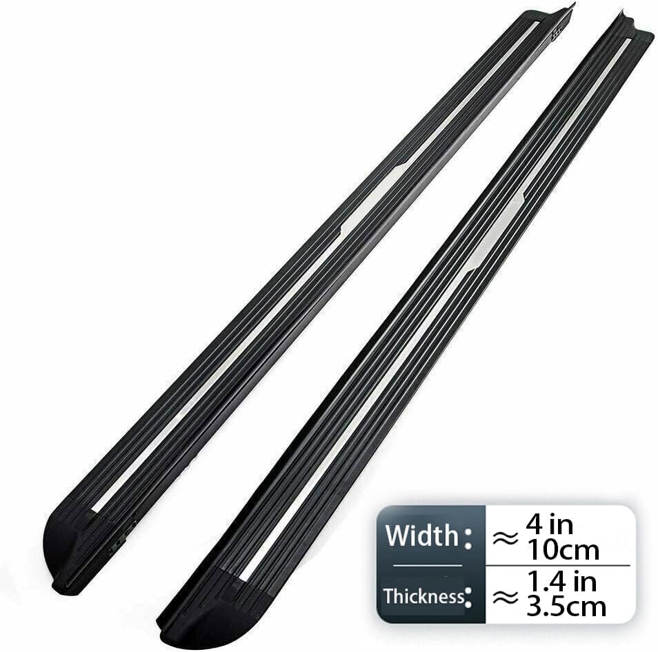 2個 アクセサリー アルミストライプスタイル サイドステップ ビュイックエンビジョン2016-2020 ランニングボード アルミニウ