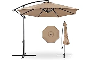 Best Choice Products 10ft Large Patio Umbrella for Outdoor Shade and Protection