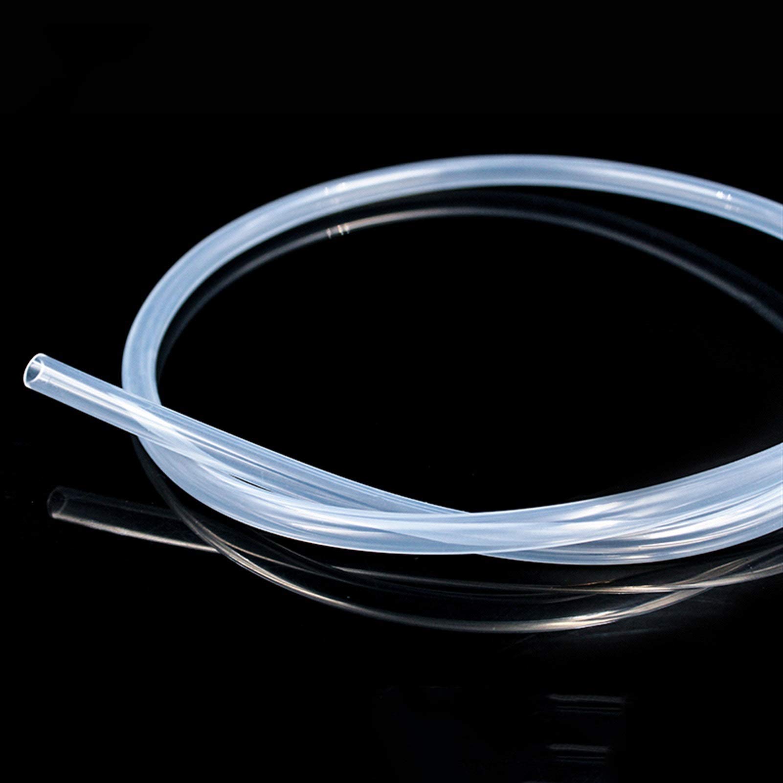 Tubo de goma de silicona flexible transparente, tubo de goma de silicona de 1 metro, varios tamaños (ID3 x OD5 mm)