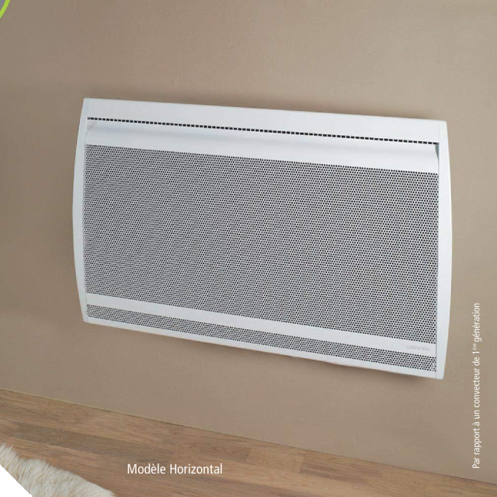 Rayonnant RC14 digital détection détection horizontal 1000W blanc brillant (RAL 9016 lisse) Réf. 612616