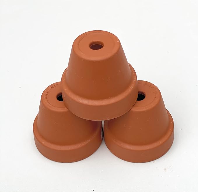 Spang Small Traditional Terracotta Plant Pots 9cm W x 8cm H (F9) Pack