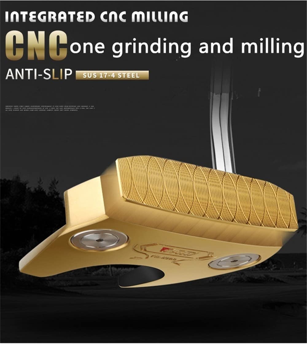 Putter de golf con eje de acero integrado CNC con cubierta para la cabeza, perfecto para hombres y mujeres