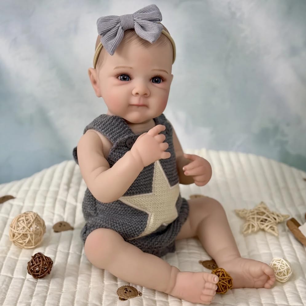 Realistyczne lalki Reborn Baby Dolls Girl silikonowe całe ciało realistyczna lalka noworodka można prać, miękkie winylowe lalki noworodka, chłopiec, prawdziwy rozmiar dziecka, anatomicznie