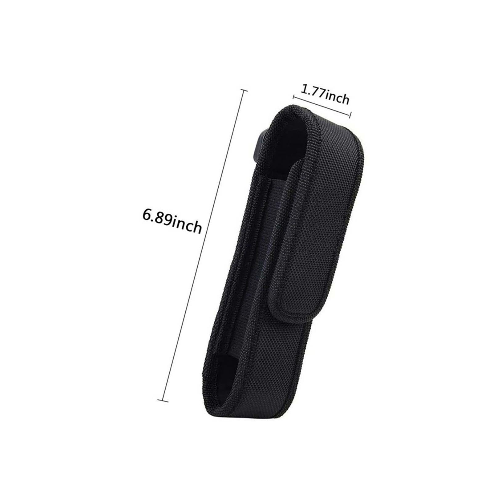 Taschenlampen-Holster Aus Nylon - Verstellbar Für Gürtel Oder Weste