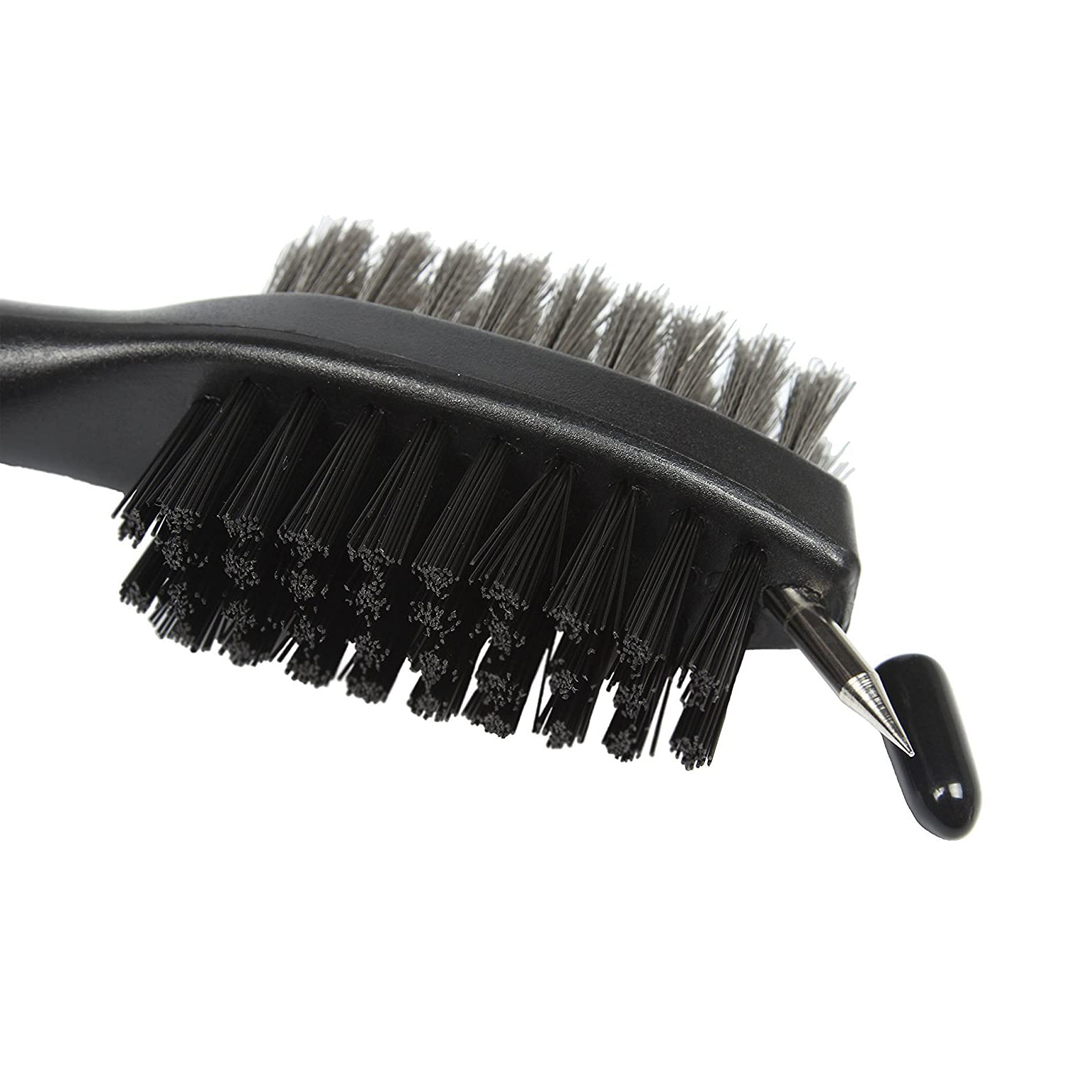 Spazzola Retrattile Per Mazze Da Golf Con Moschettone – 2 Pezzi, Setole In Nylon, Cerniera 0,6m – Per Pulizia Scanalature