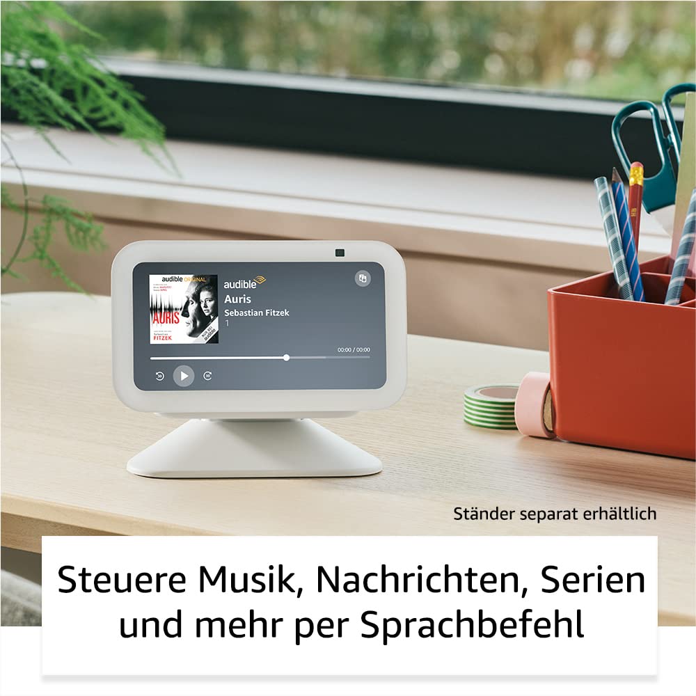 Echo Show 5 (3ª generazione) | Antracite + TP-Link Tapo Presa intelligente, compatibile con Alexa - Kit di base per Casa Intelligente