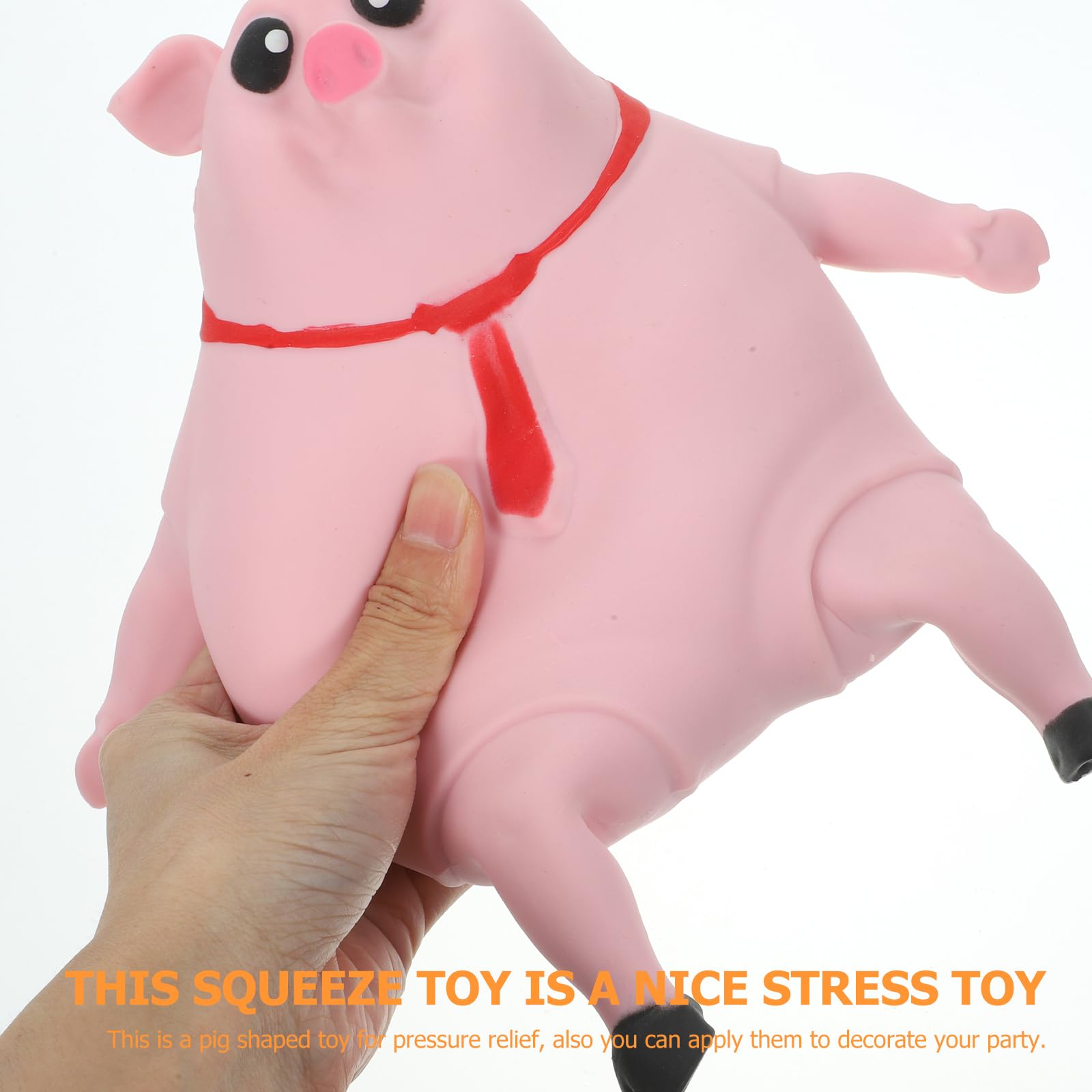 SAFIGLE Large Cute Pink Pig Squeeze Toy - Image 2