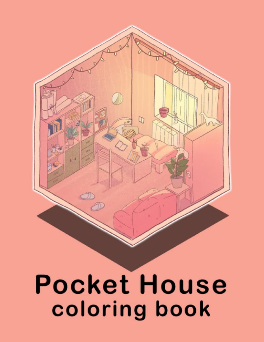 Pocket House Coloring Book: Cute Home Coloring Pages With Wonderful Illustrations For Adults, Teens To Have Fun And Relax