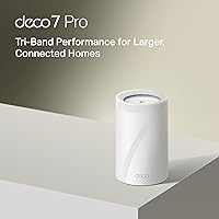Vista 3 de TP-Link Deco 7 Pro BE63 Tri-Band WiFi 7 BE10000 Sistema de malla para todo el hogar - 6-Stream 10 Gbps, 4 puertos de 2.5G con cable de retroceso, 4