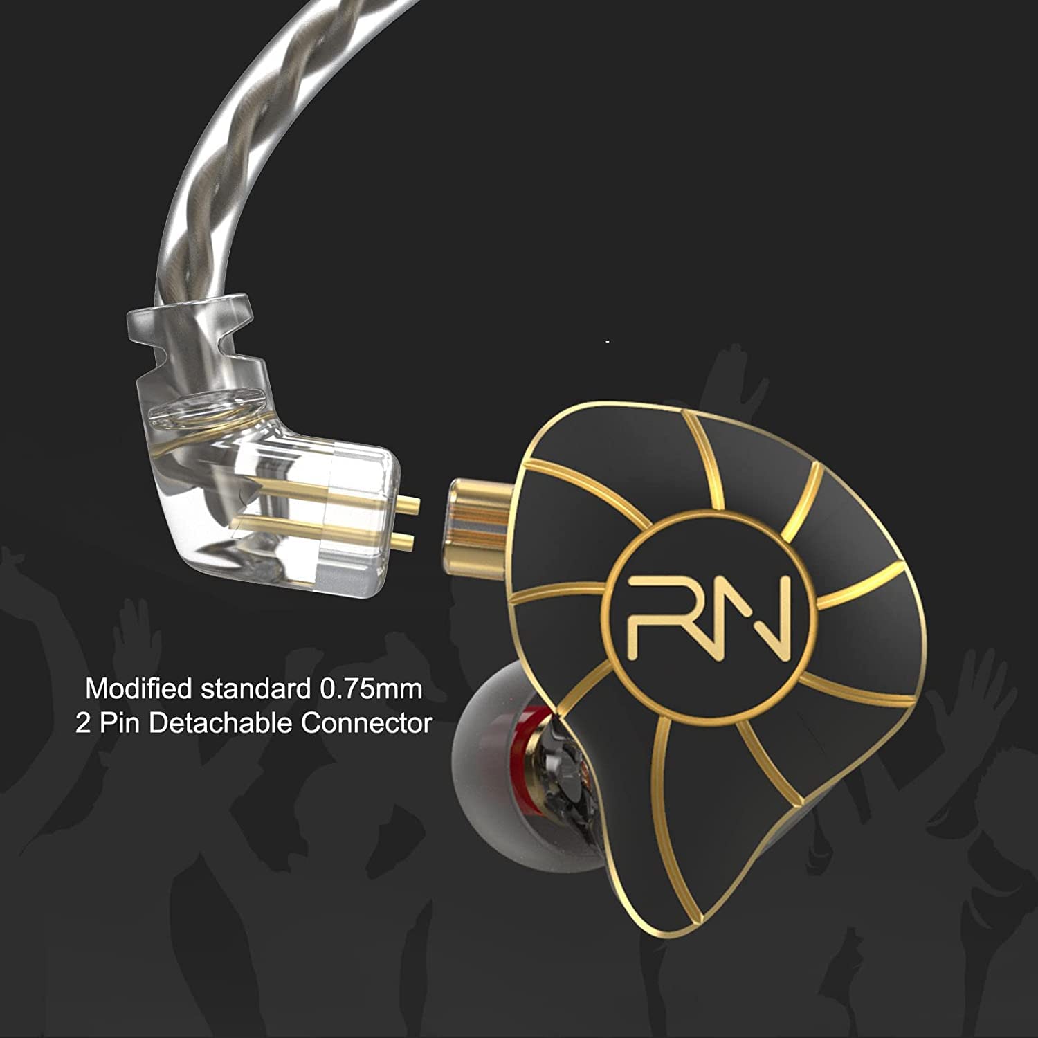 RevoNext RH215 ハイブリッド有線イヤホン 高音質 Amazon.co.jp: RevoNext インイヤーモニター 4BA 1DD
