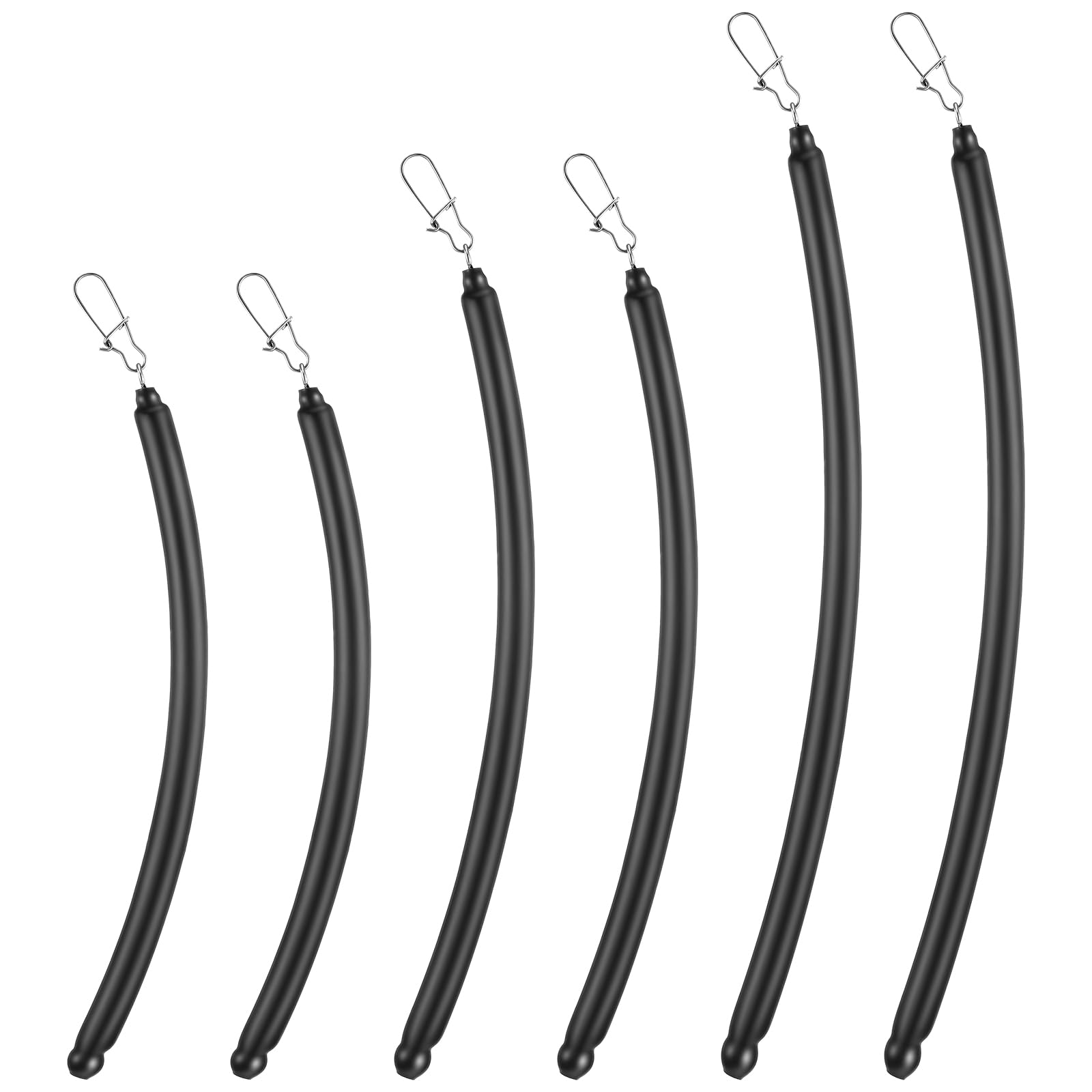 Sotiff 6 Pcs Dragging Weights for Catfish No-snag Sinkers for Dragging Black Drifting Sinkers for Catfishing Tackle and Gear, 2oz, 3oz, and 4oz
