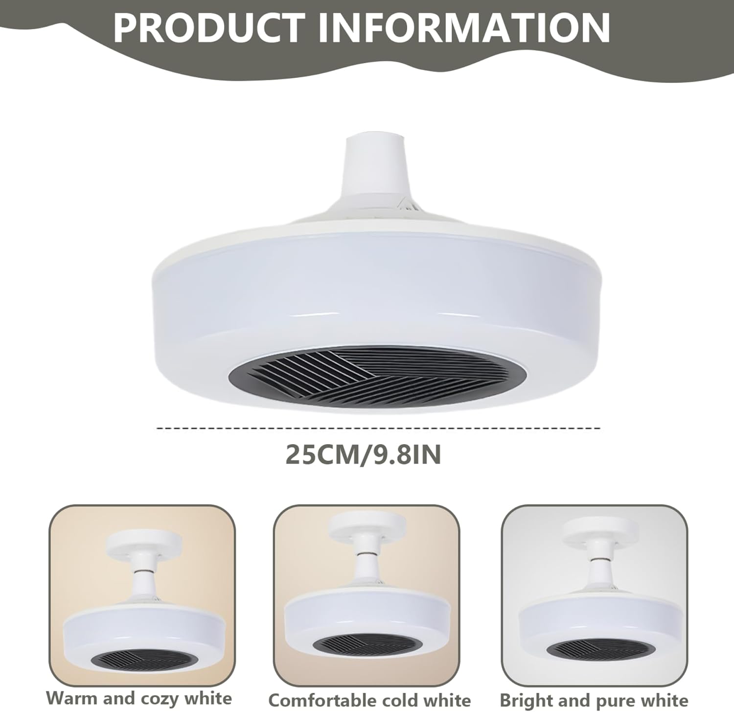 Bathroom Heater Fan Light Combo Ceiling LED Light with Built in Heating Fan and Remote Control Bathroom Ceiling Ventilation Heater for Home