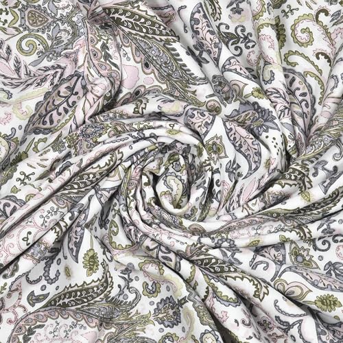 Image of Dohar Double Bed Cotton | AC Duvet Comforter | Reversible Summer Blanket Quilt | Sleeping Top Sheet All Weather (84 x 96, Purple Green, Pack of 1)