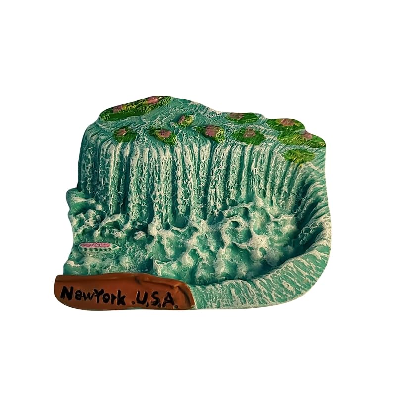 Imán decorativo refrigerador Niágara Falls 3D miniatura 5
