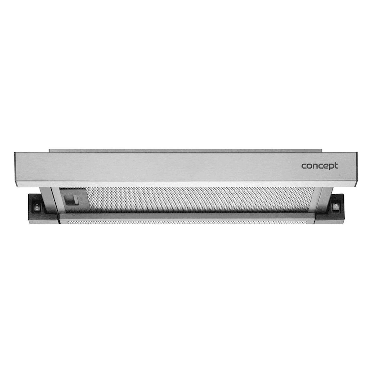 Concept OPV3150 - Cappa da cucina telescopica allungabile, 50 cm, regolazione meccanica