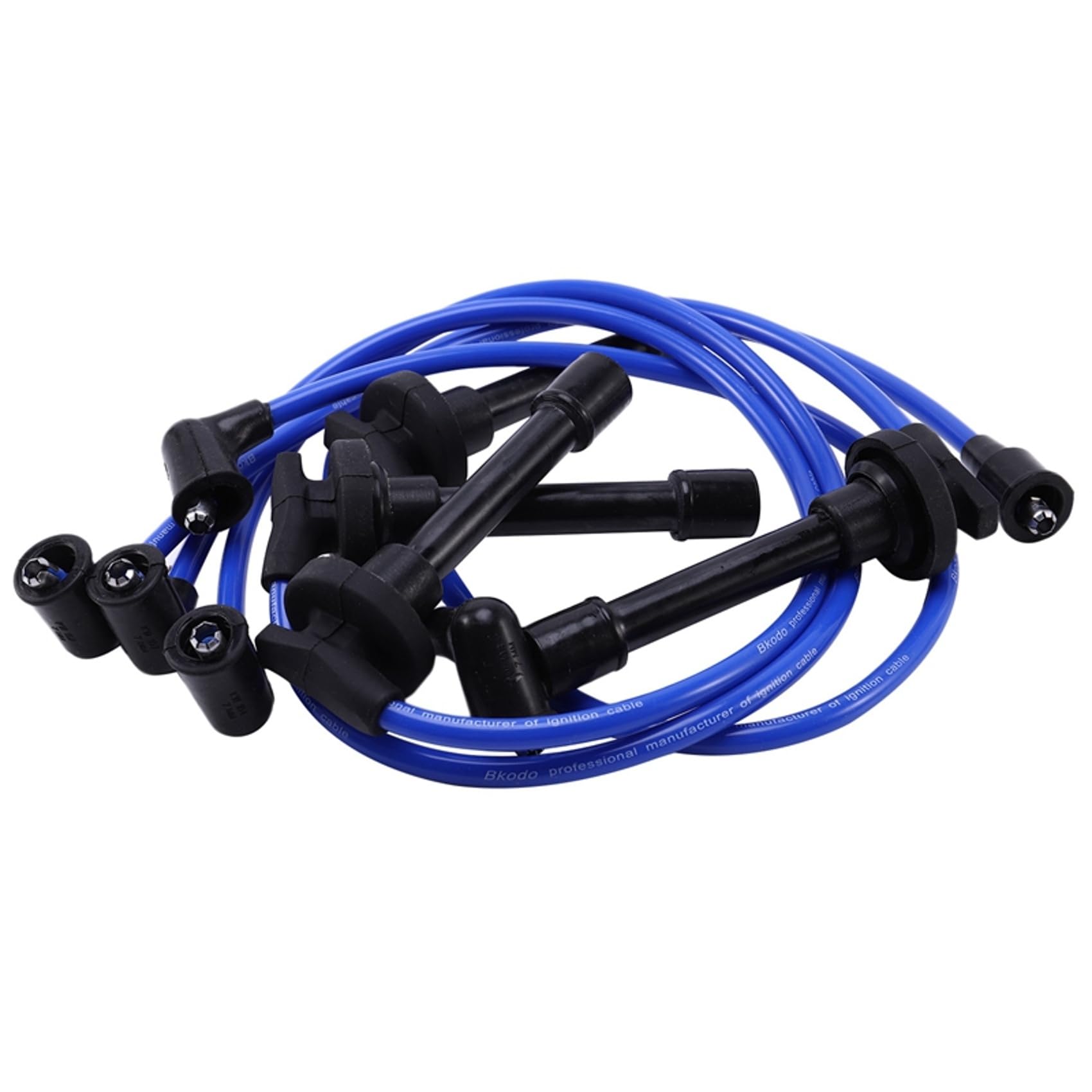 5X 32700-PTO-000 Set Cavi Candela, Accensione Ad Alte Prestazioni per del sol 1992-2002 Blu
