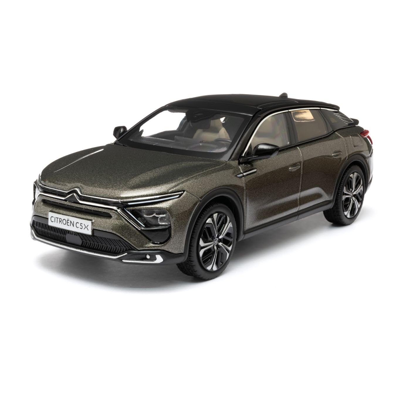 Citroën Miniatura C5 X Grigio Amazonite Tetto Nero 2021 Scala 1/43 Modello Dettagli Precisi Collezione Auto Die-Cast Alta Qualità per Appassionati e Collezionisti