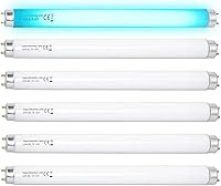 Vista 1 de Paquete de 6 Bombillas de Repuesto T8F10W BL de 10 W, Tubo Fluorescente de 10 Vatios para Dispositivo de 20 W, Luz Negra de 365 nm, 33 cm