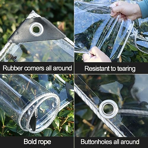 Bâche imperméable pour stopper le vent et la pluie sur le balcon