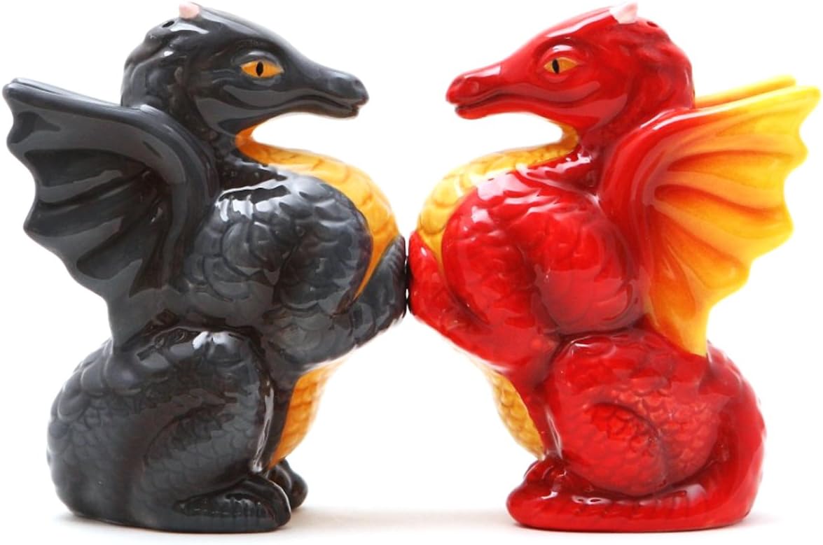 Dragons Magnetic Salt & Pepper Shakers