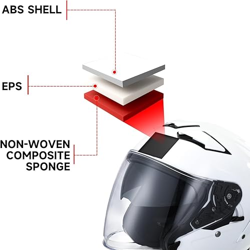 Miniatura 5 de TCMT Casco de motocicleta para adulto 34