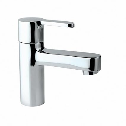 JAQUAR Fusion Series Table Mounted Regular Cold ONLY Basin TAP/TAP (Chrome) | TOP Lever, Brass Body Water Tap/Faucet/Cock for Bathroom/Kitchen Wash Basin | FUS-CHR-29001