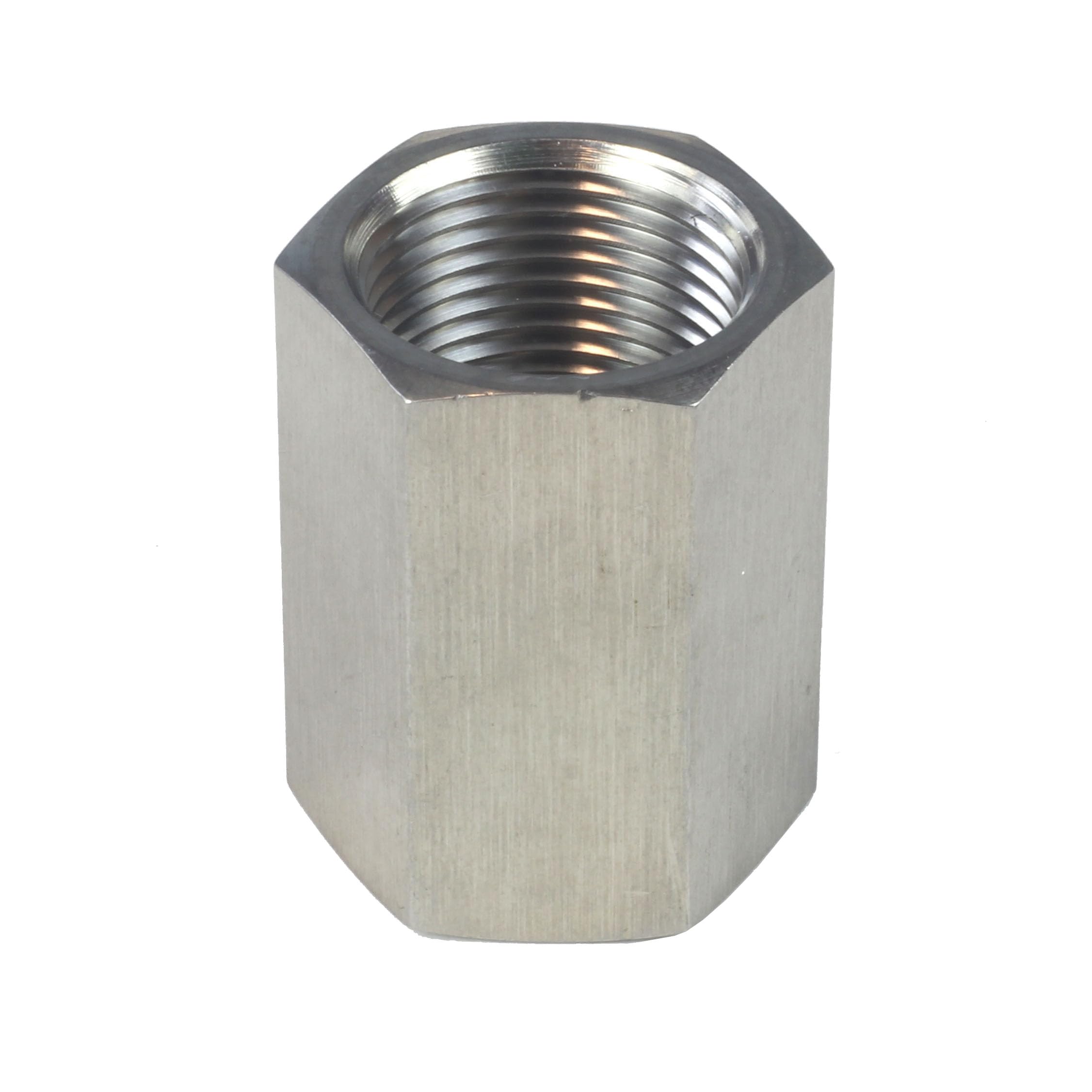 HFS(R) Hex Coupling Coupler 3/8" Female NPT x 3/8" Female NPT Stainless Steel 304