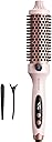 Wavytalk Thermal Brush, Blowout Boost 1.5 inch Heated Round Brush for Blowout Look, Dual Voltage, Pink, Sakura, Tourmaline Ceramic, Negative Ion Technology, 5 Temperature Settings, Less Damage