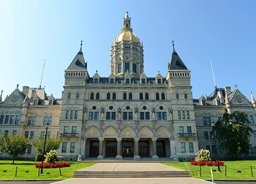 Miniatura 2 de Noah Jigsaw Puzzle Connecticut State Capitol, Hartford, Connecticut, EE. UU. Este edificio fue diseñado por Richard Upjohn con estilo renacentista