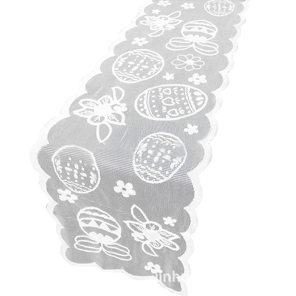 ZHISHENG Pasen Tafelloper Paasloper Tafelkleed Placemat Paasei, Kleurrijke Print, Vakantiedecoraties
