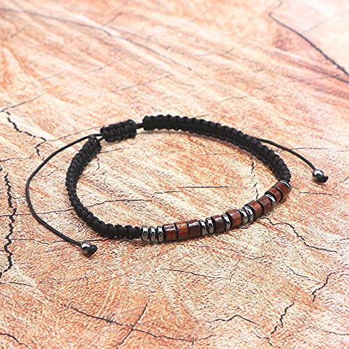 Joycuff Friendship Best Friend Bracelet For Women Men Girls Handmade Wood Beaded Morse Code Strand Bracelets Christmas Birthday Gift For Her Soulmate Bff Soul Sisters #TOP3
