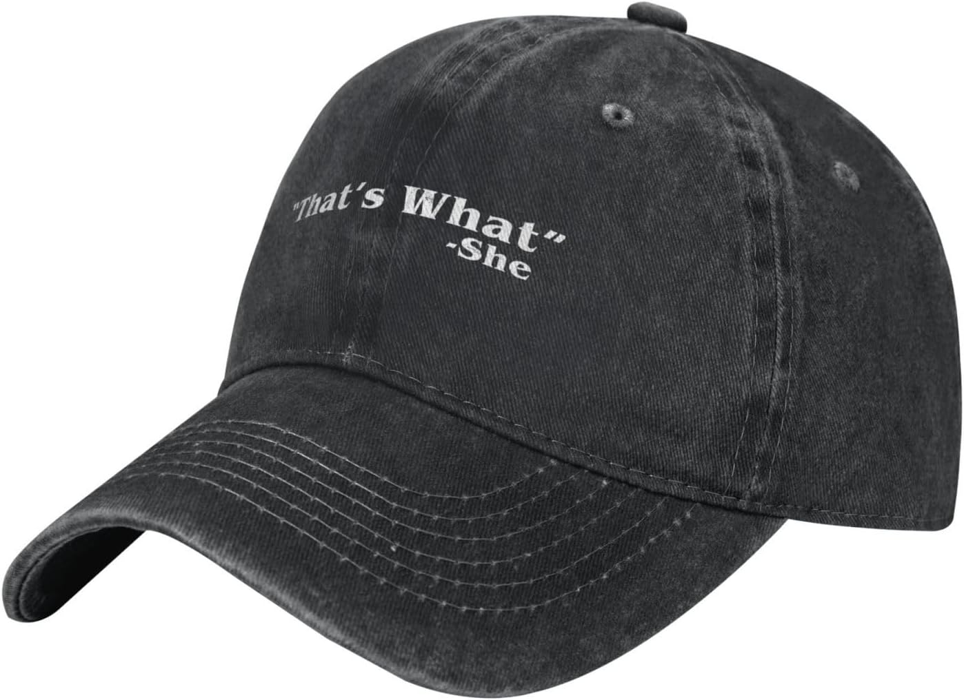 That's-What-She Gifts MenTrucker Hat - Trendy Funny Cowboy Western Hunting Hat for Men Women